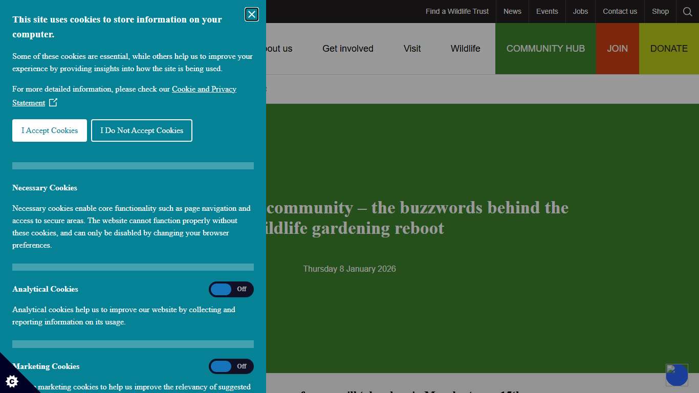 Connectivity and community – the buzzwords behind the wildlife gardening reboot  The Wildlife Trusts